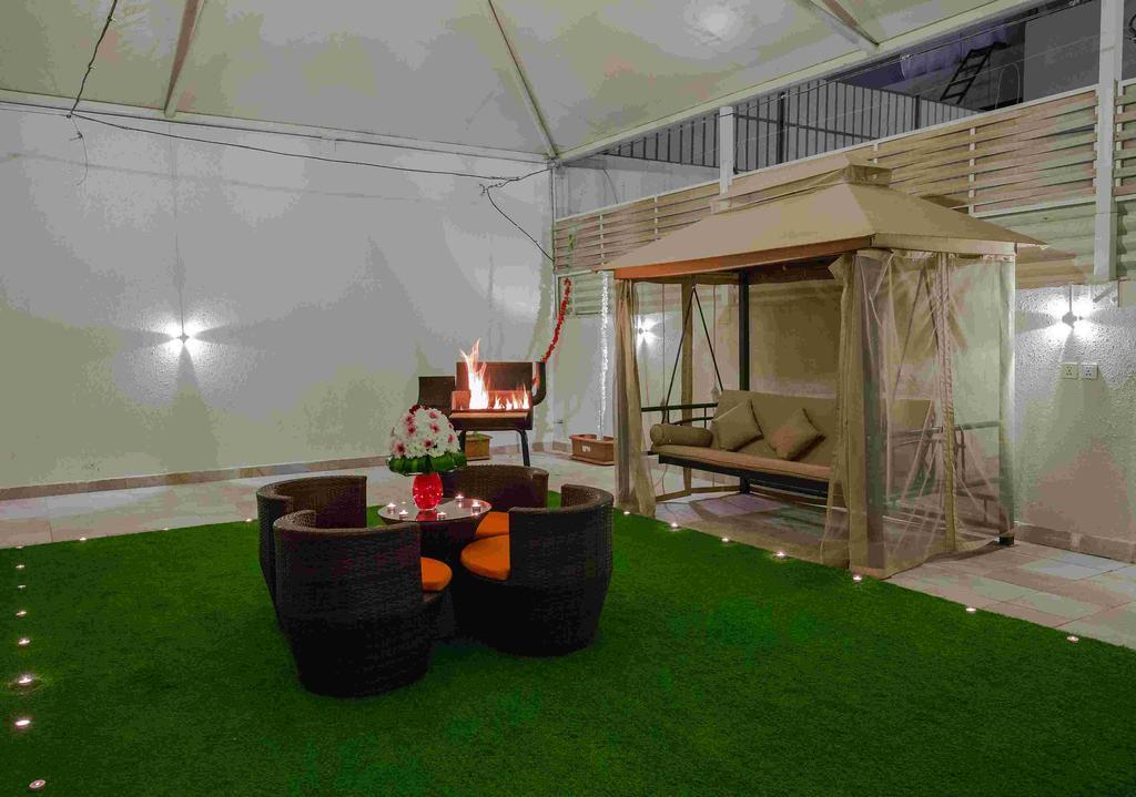 Rest Night Serviced Apartments- Alhamra 리야드 외부 사진 The interior of the tent
